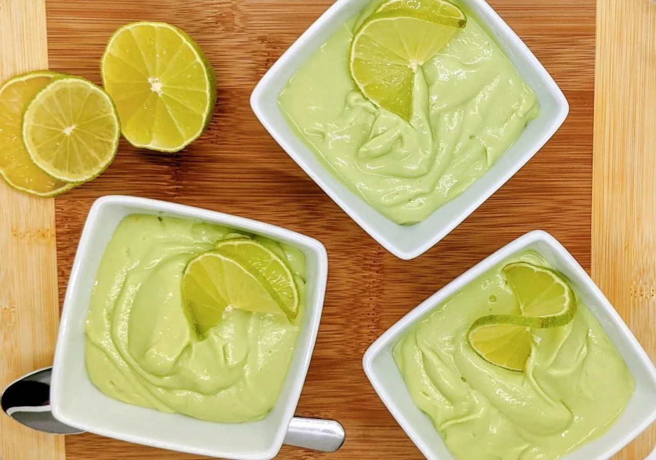 Crème dessert citron vert et avocat