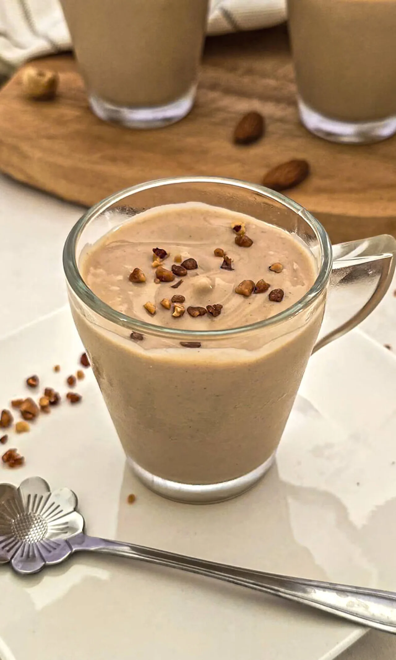 Crèmes dessert au praliné
