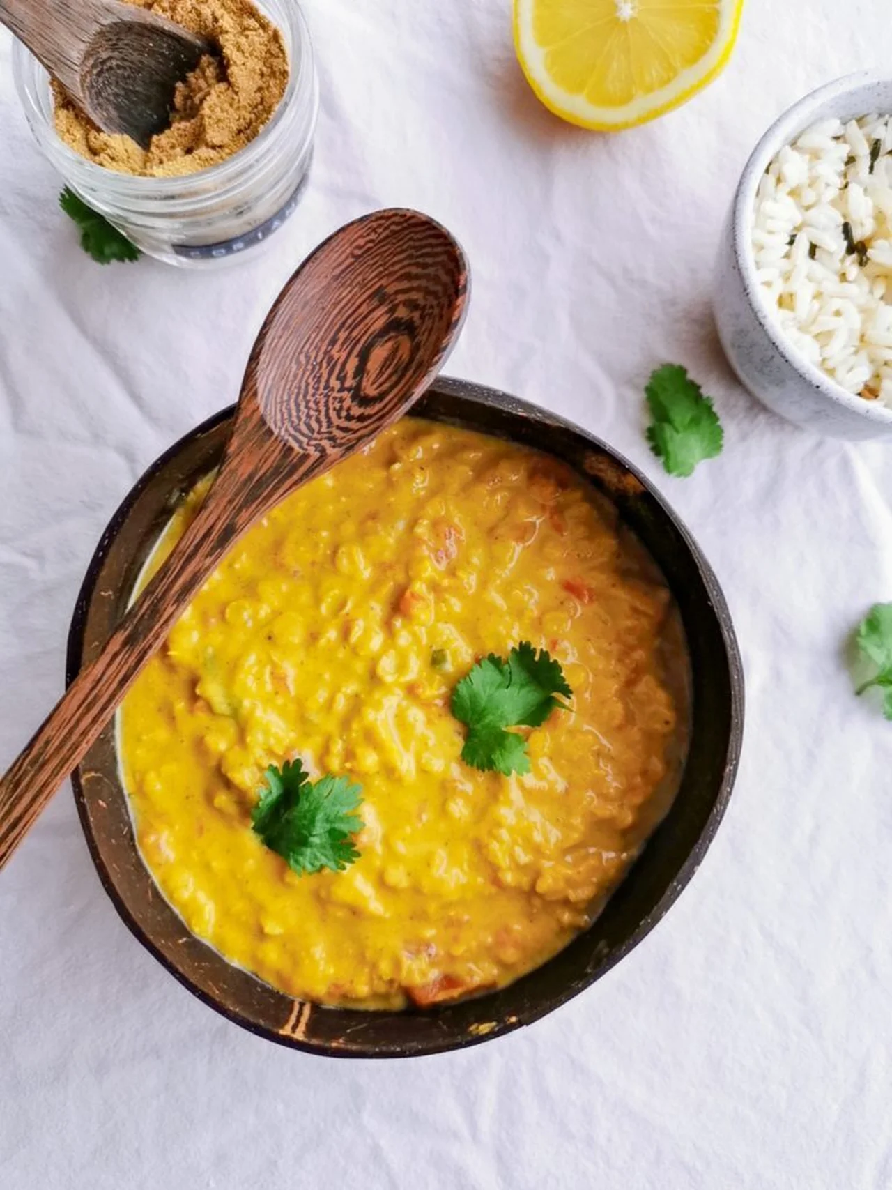 Le meilleur curry végan de lentilles rouges