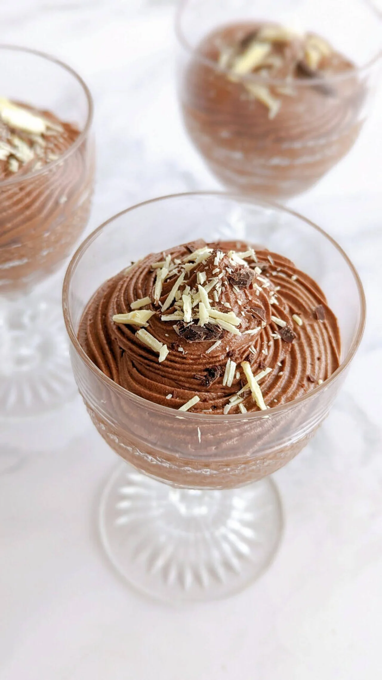Mousse au chocolat à la crème liquide