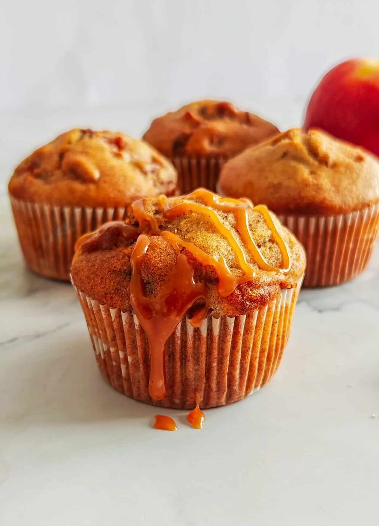 Muffins pommes cannelle au yaourt