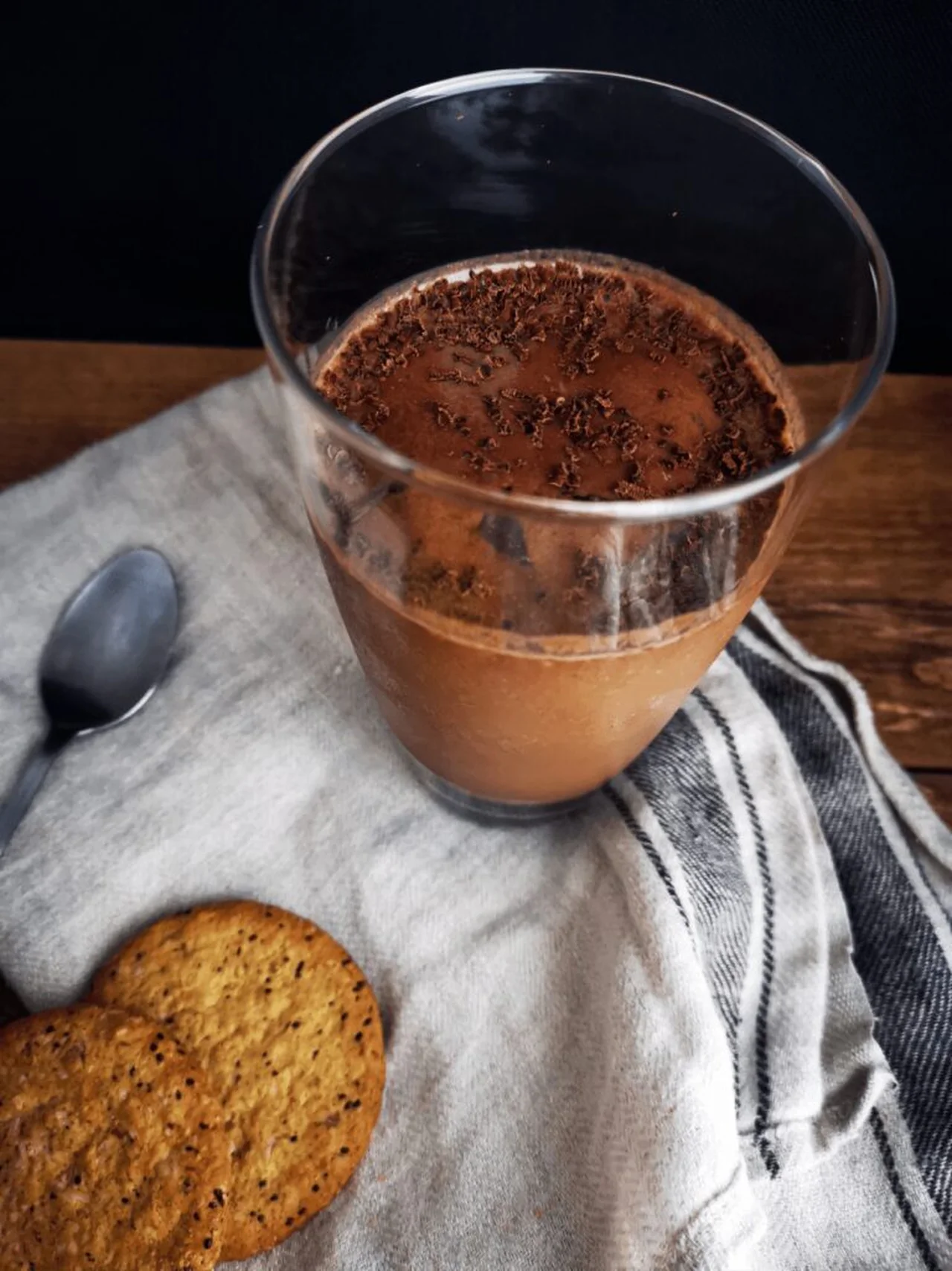 Smoothie crémeux végan au moka-bananes