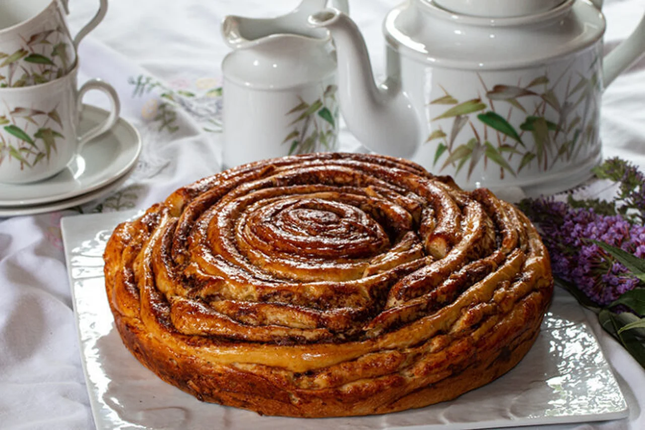 Brioche spirale au chocolat