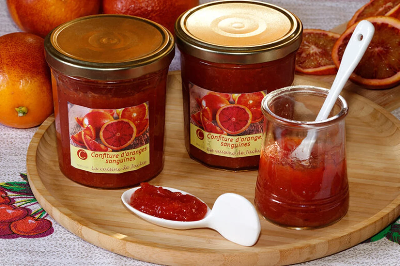Confiture d'oranges sanguines