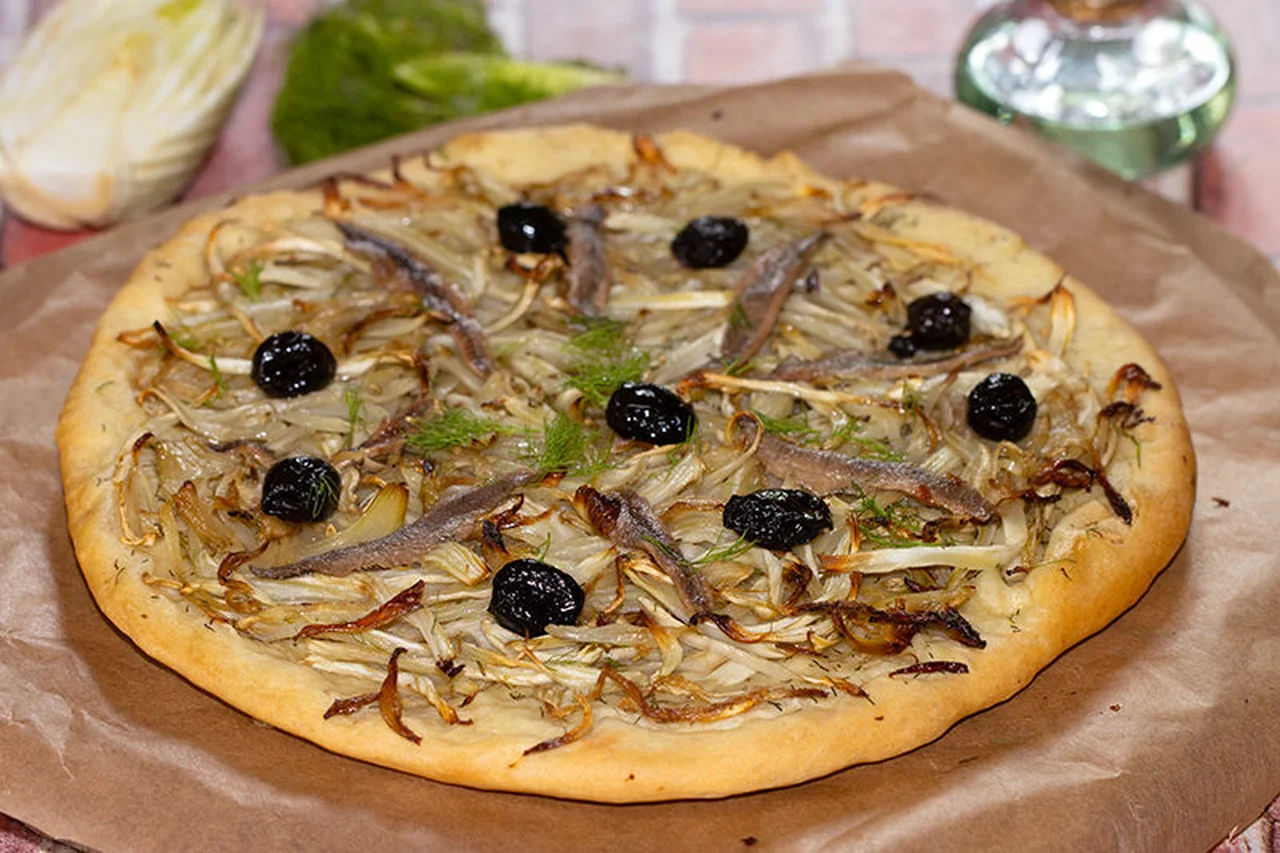 Pissaladière au fenouil