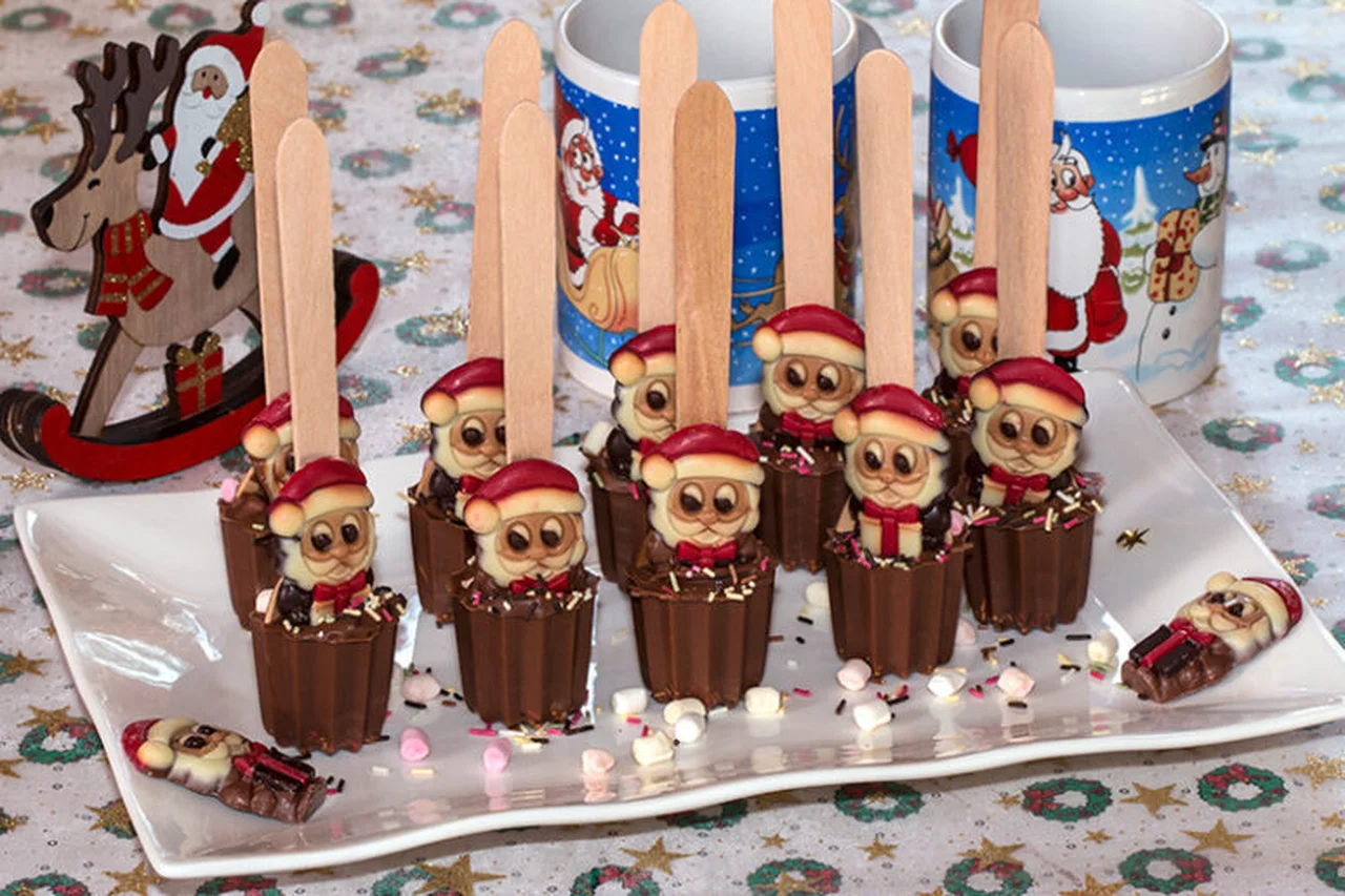 Sucettes pour chocolat chaud