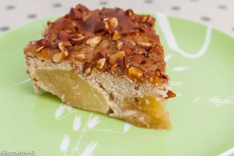 Fondant aux pommes et tofu soyeux