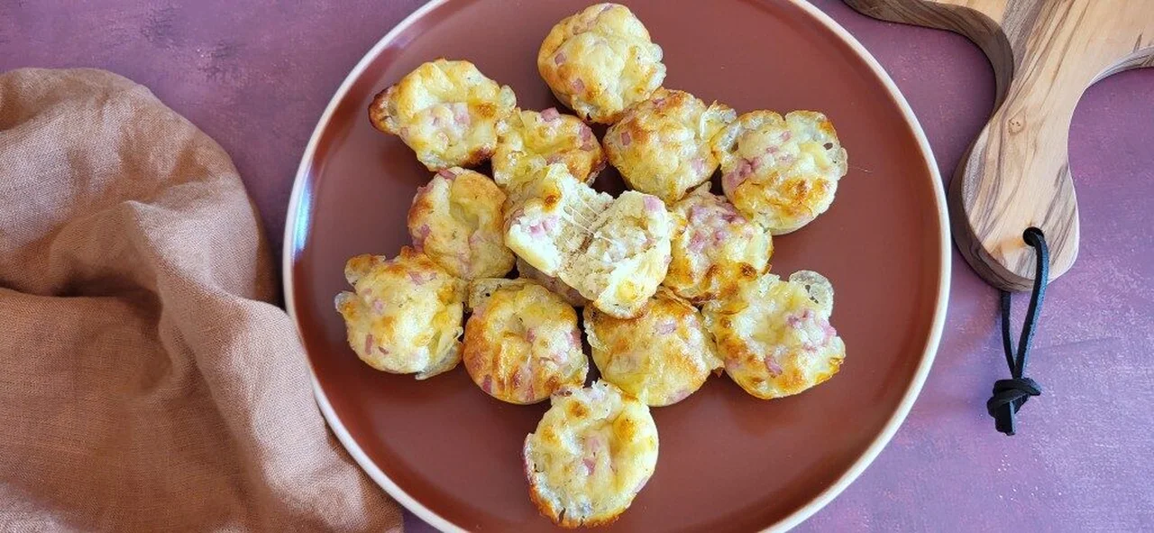 Mini cakes jambon mozza