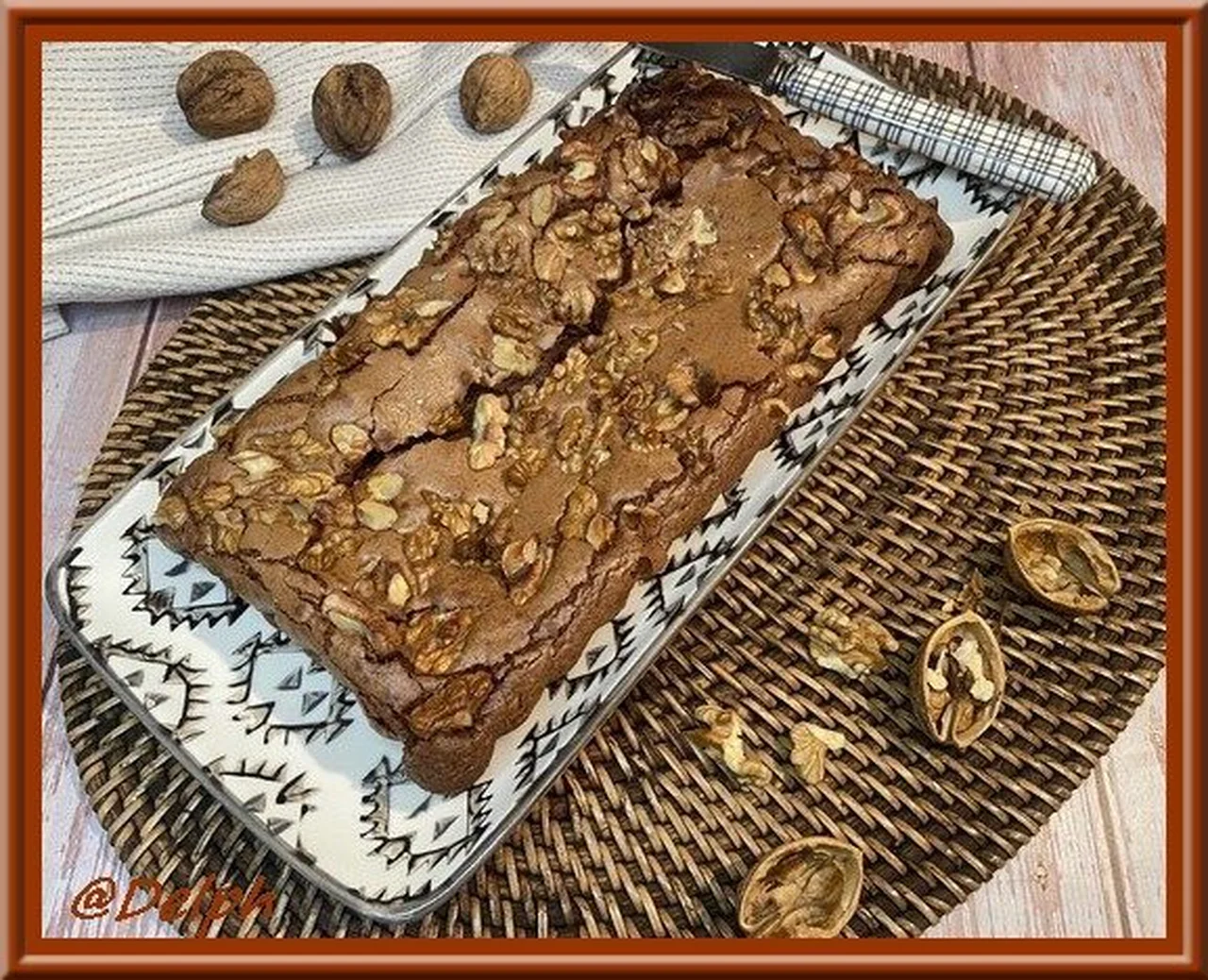Brownie au chocolat noir et noix