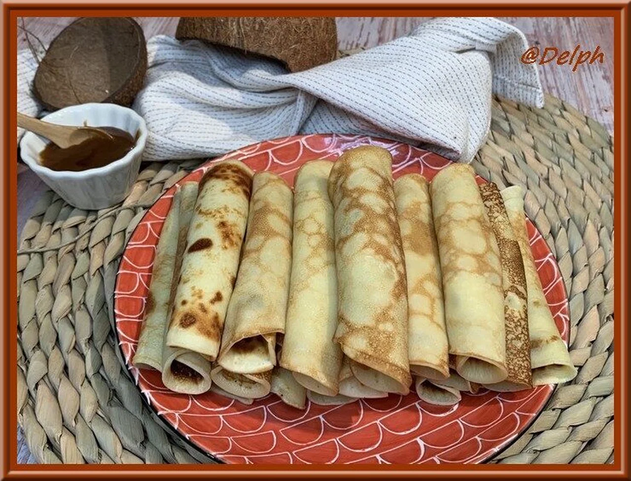 Crêpes au lait de coco