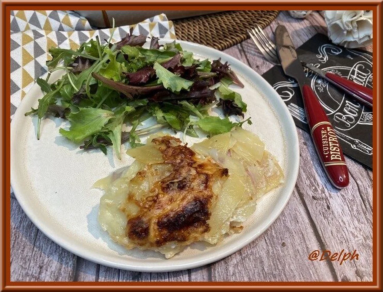 Gratin de pommes de terre au bacon
