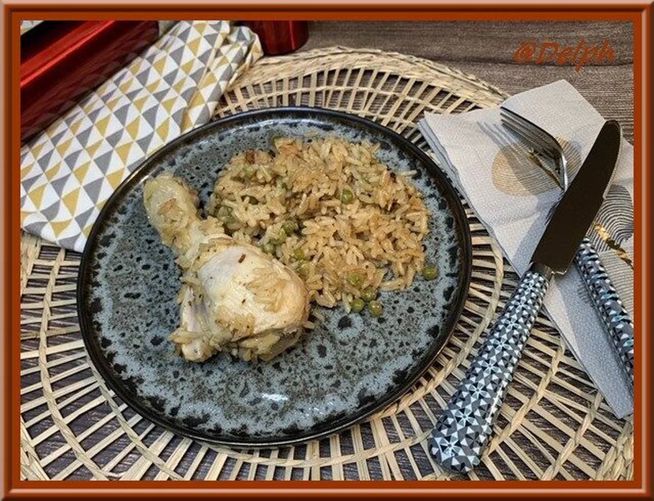 Pilon de poulet et riz au Cookéo