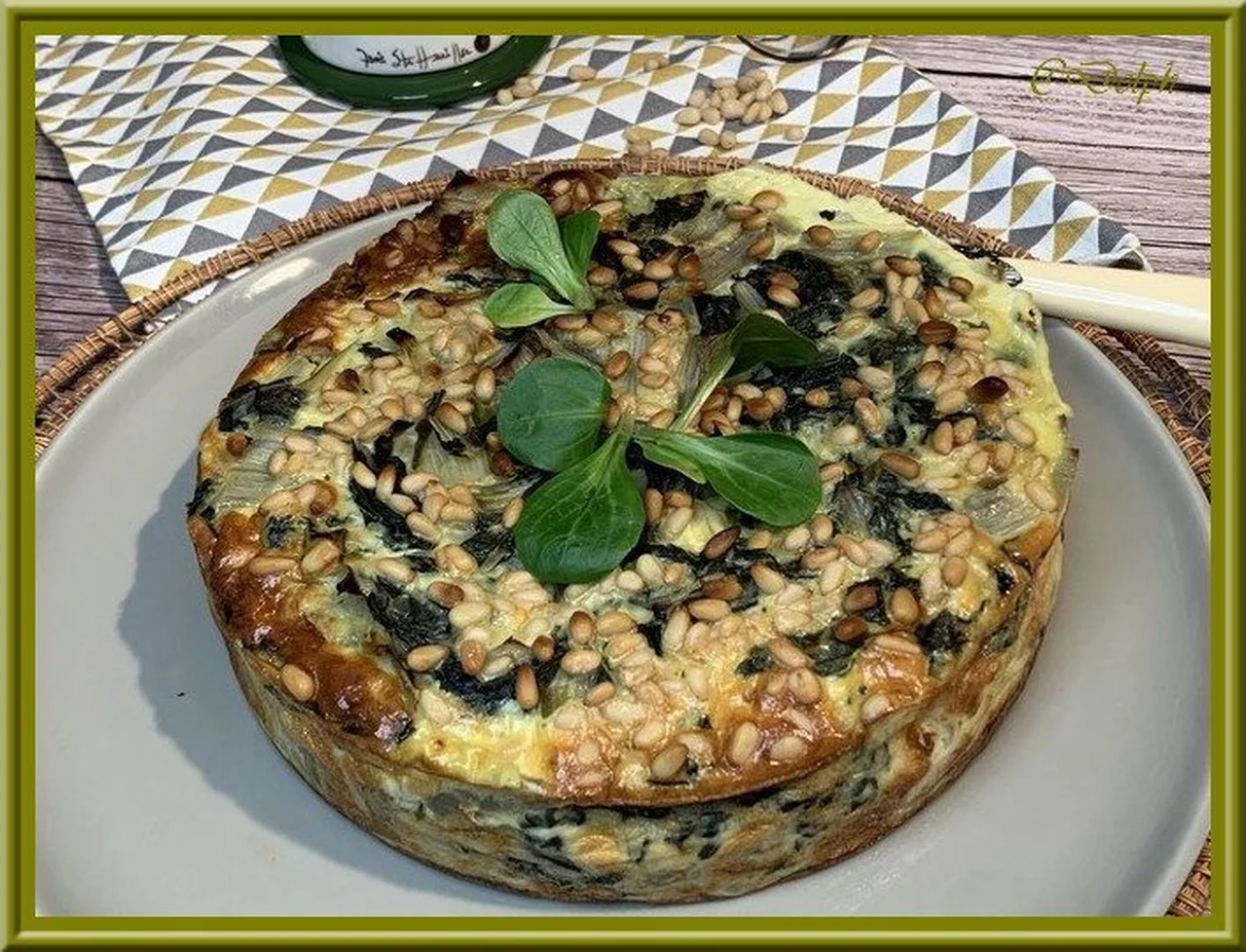 Tarte aux blettes sans pâte