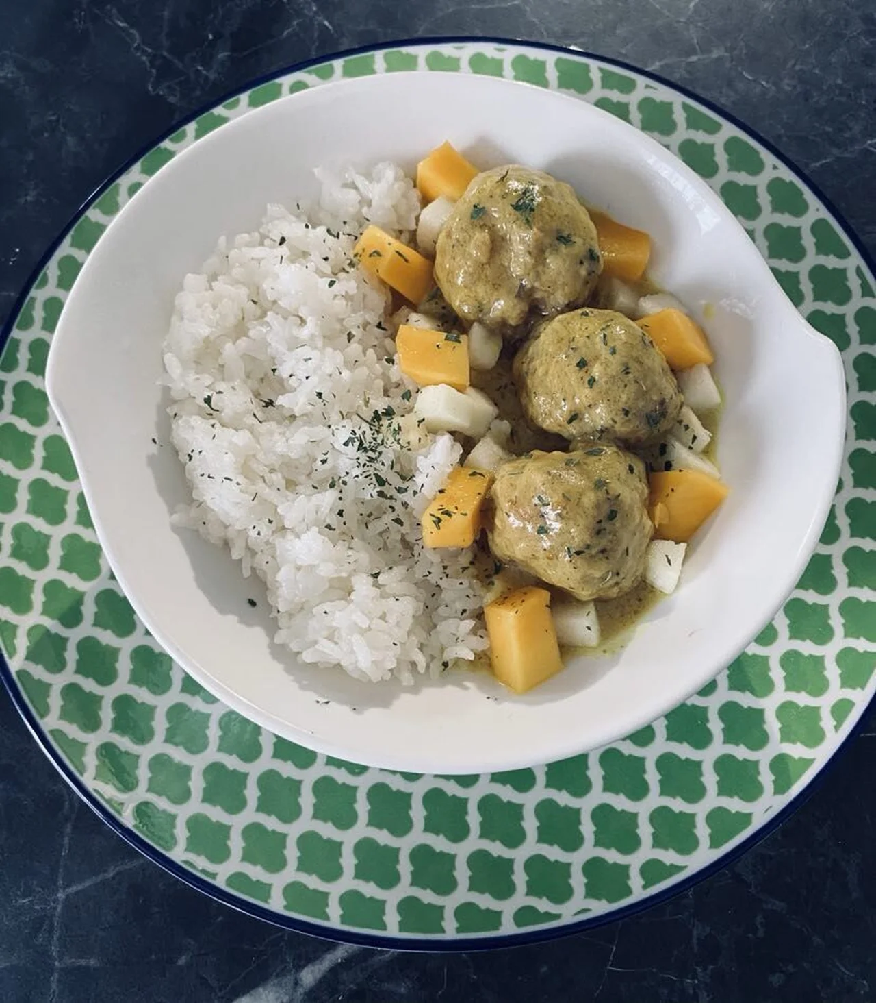 Boulettes au curry