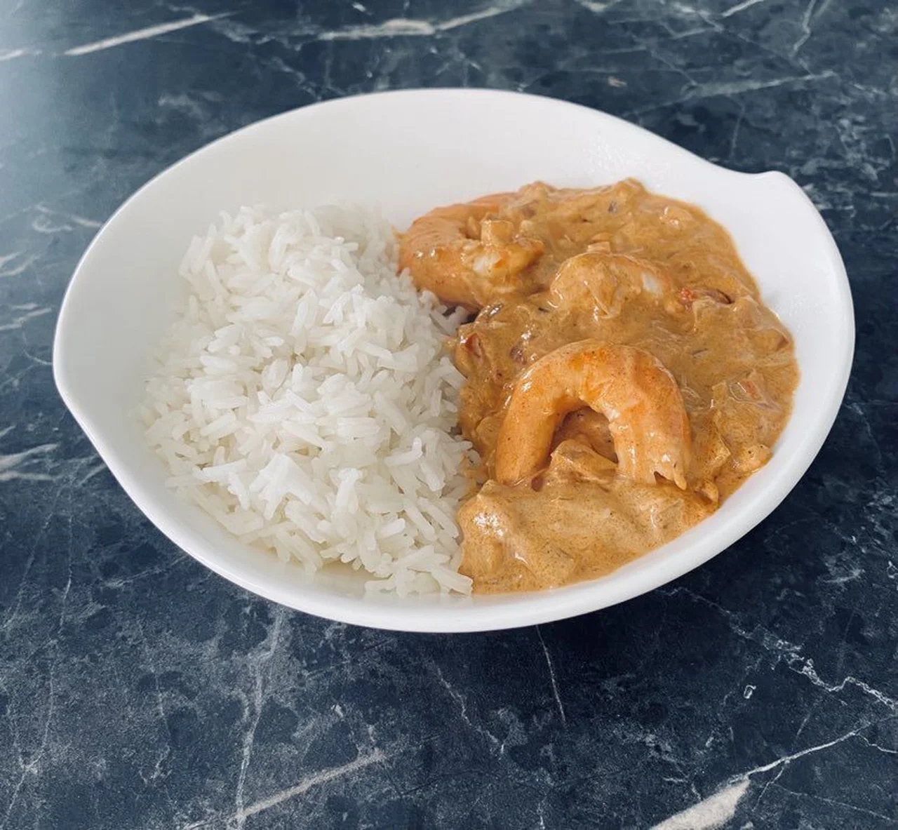 Crevettes tikka masala