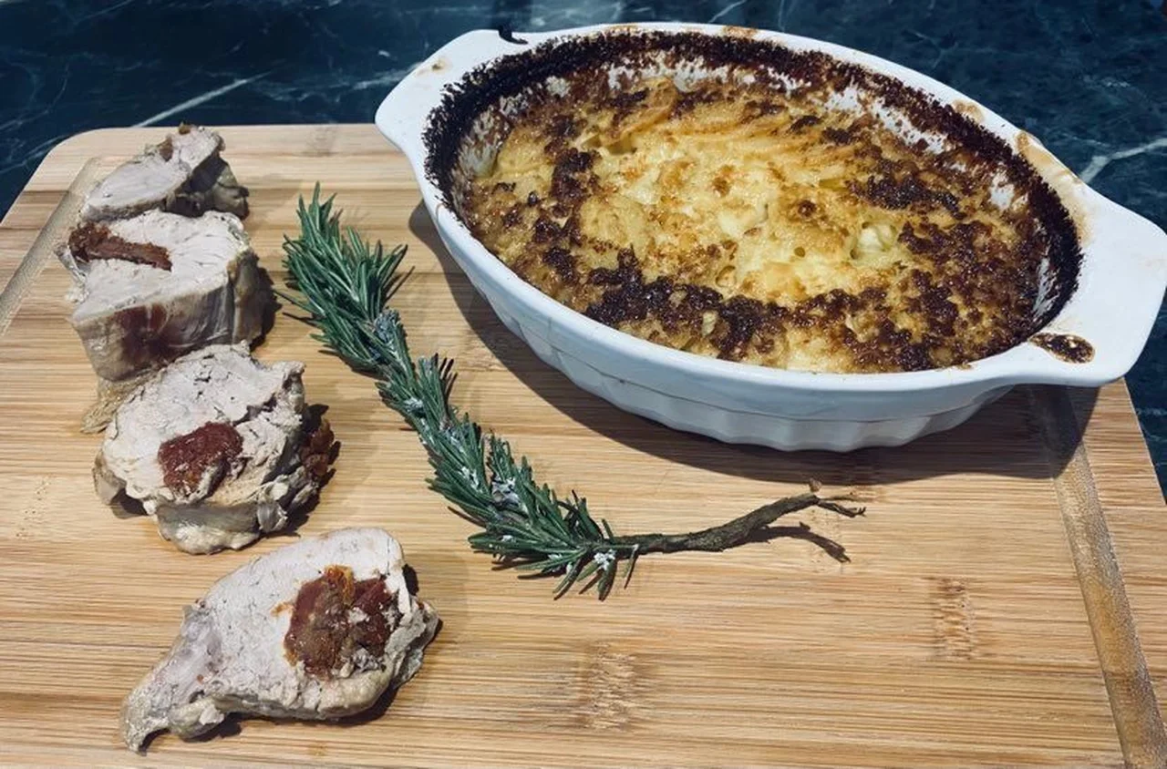 Filet mignon aux tomates séchées et mozzarella