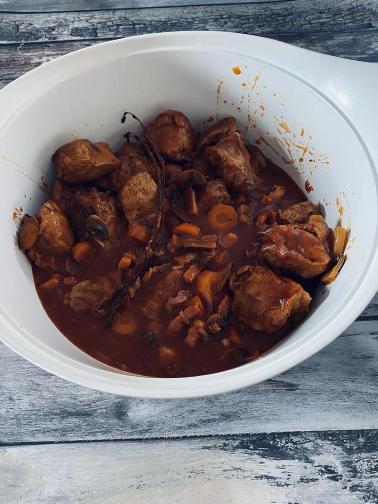 Sauté de veau sauce chasseur