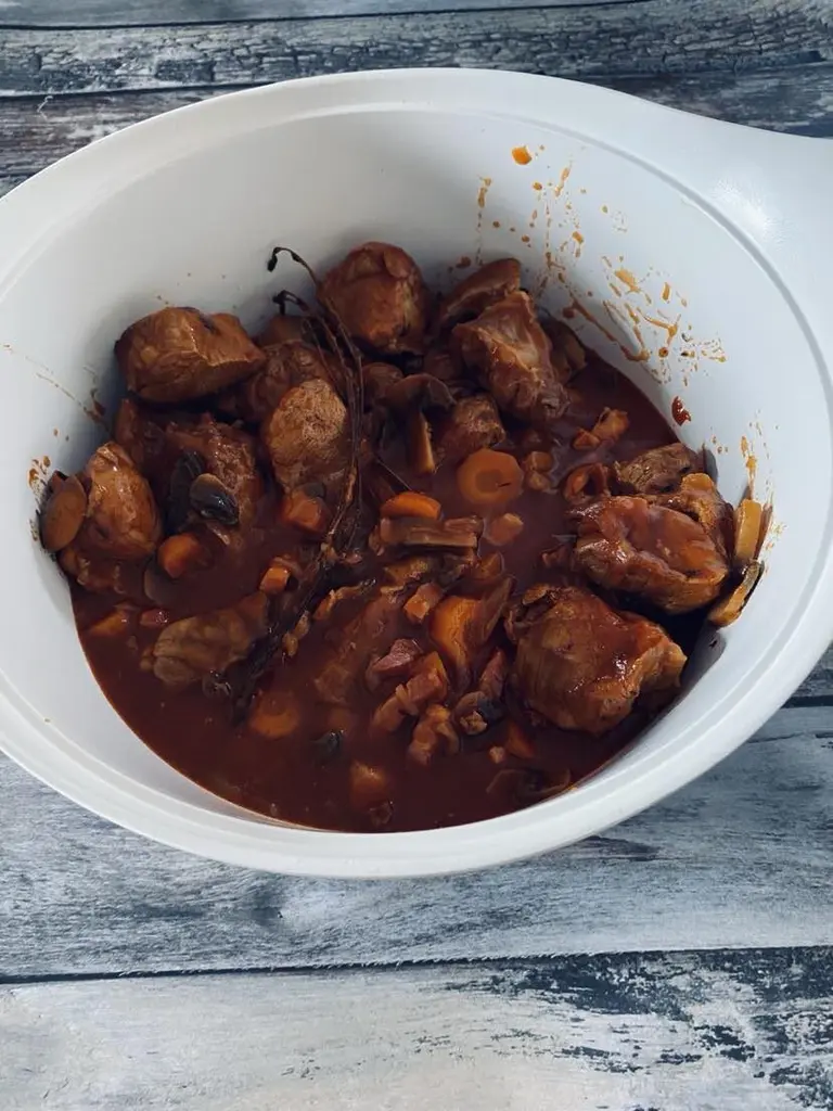 Sauté de veau sauce chasseur