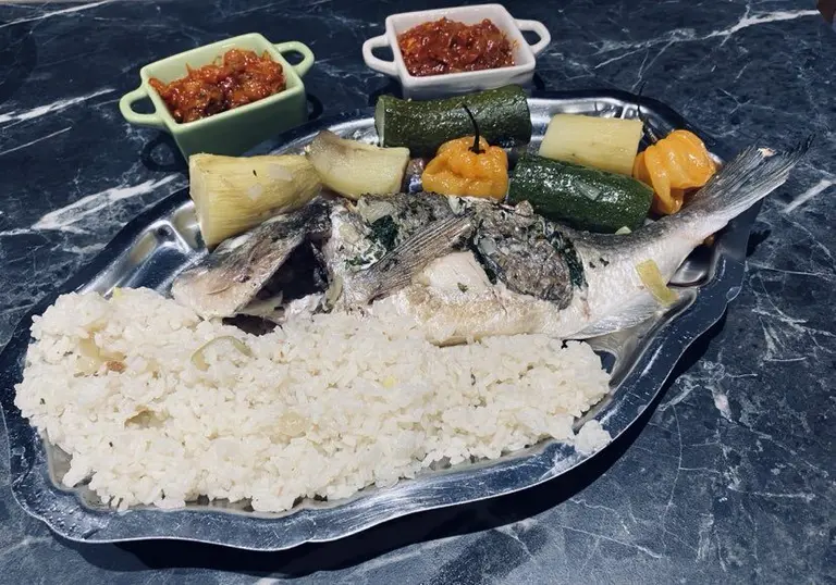 Thiéboudienne, sauce diaga