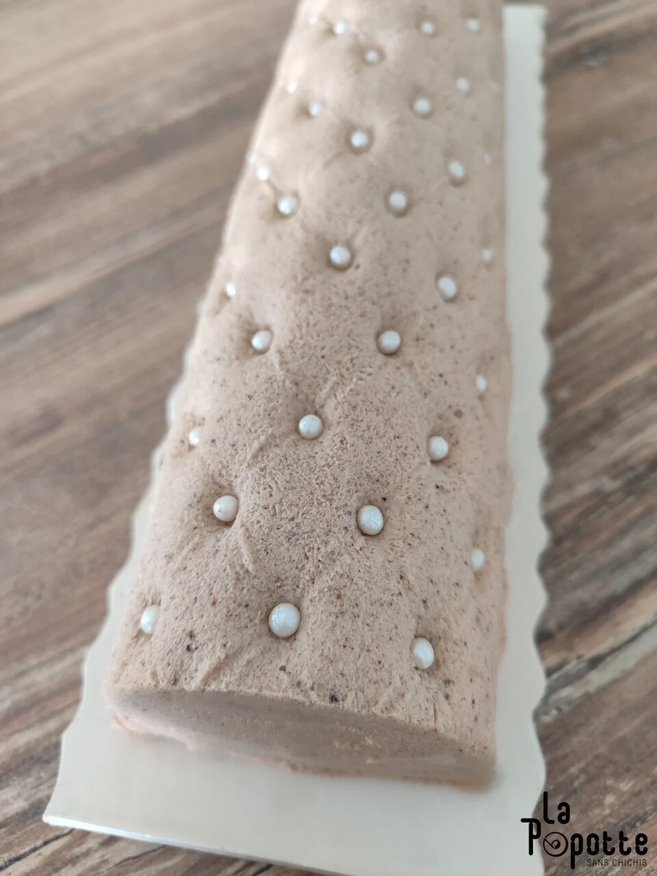 Bûche citron praliné