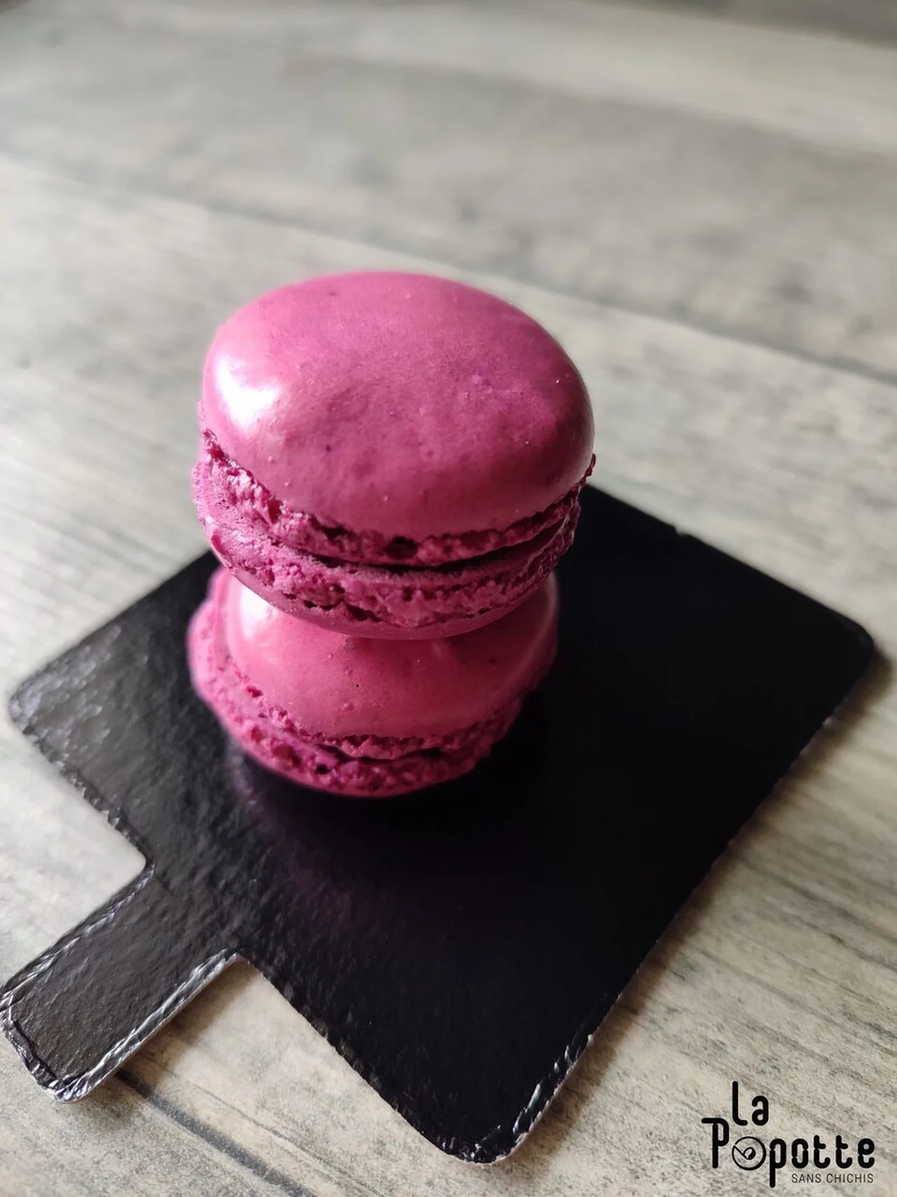 Macarons cassis