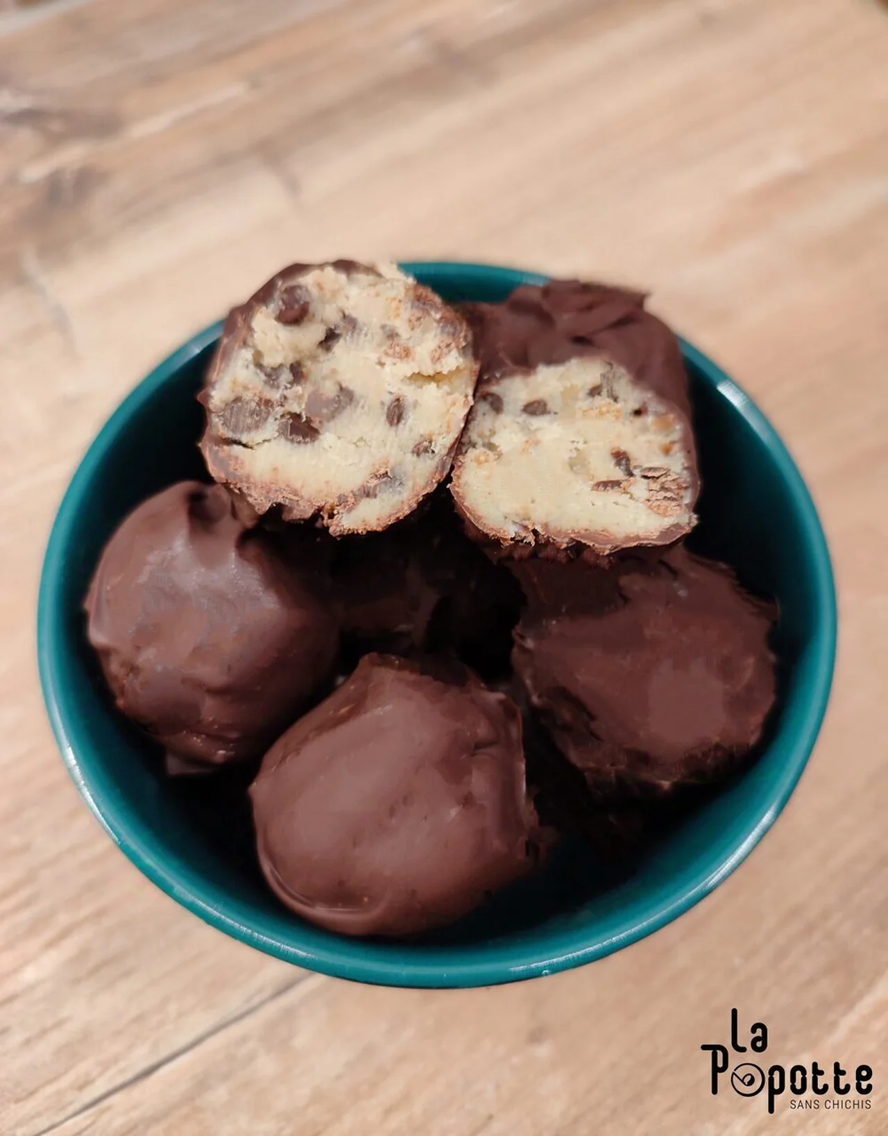 Truffes cookies dought