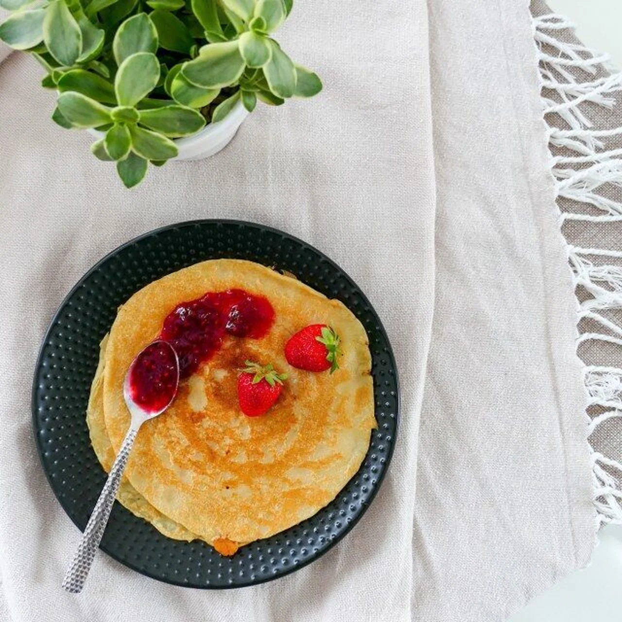 Crêpes moelleuses sans oeuf et sans lactose