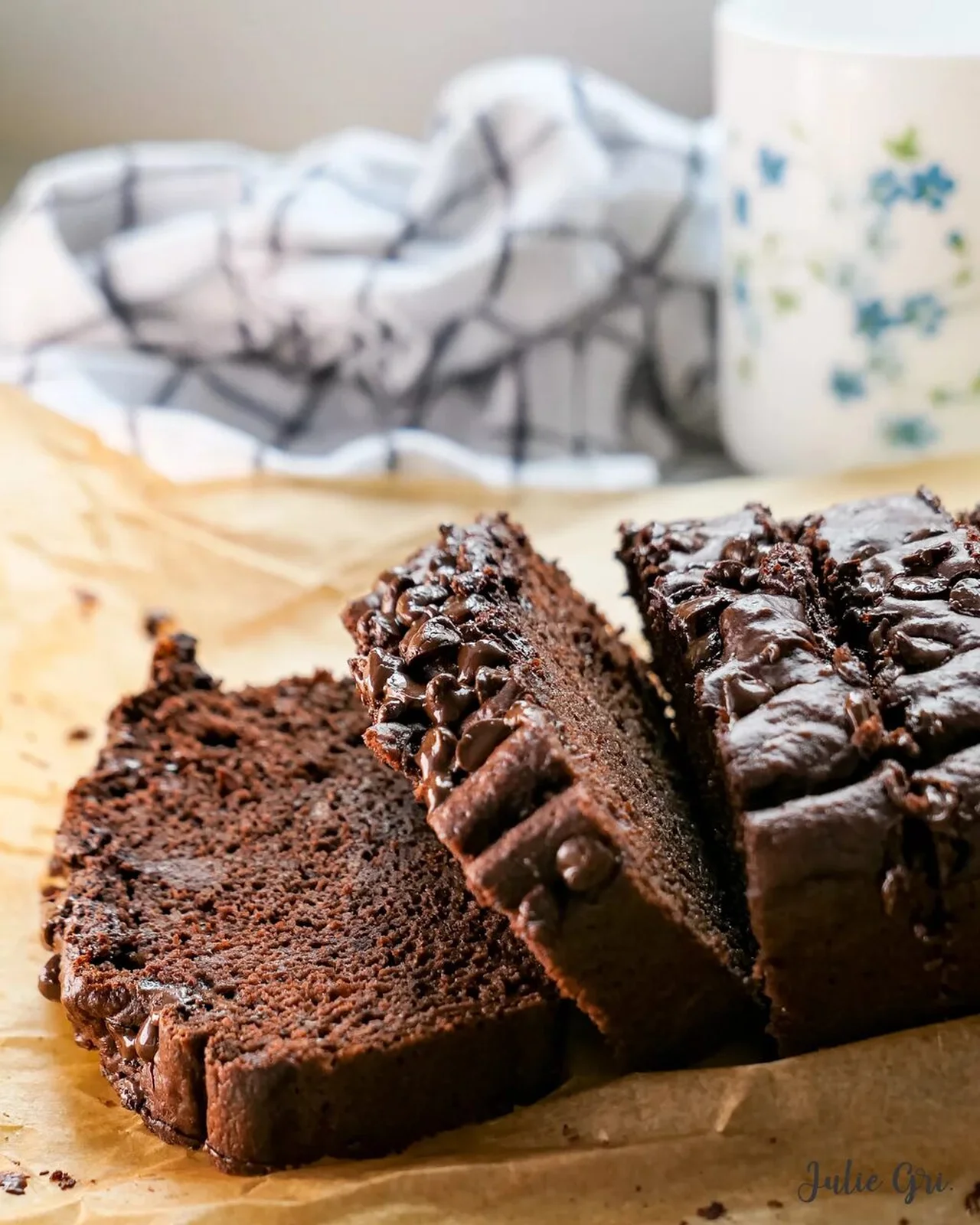 Gâteau chocolat banane