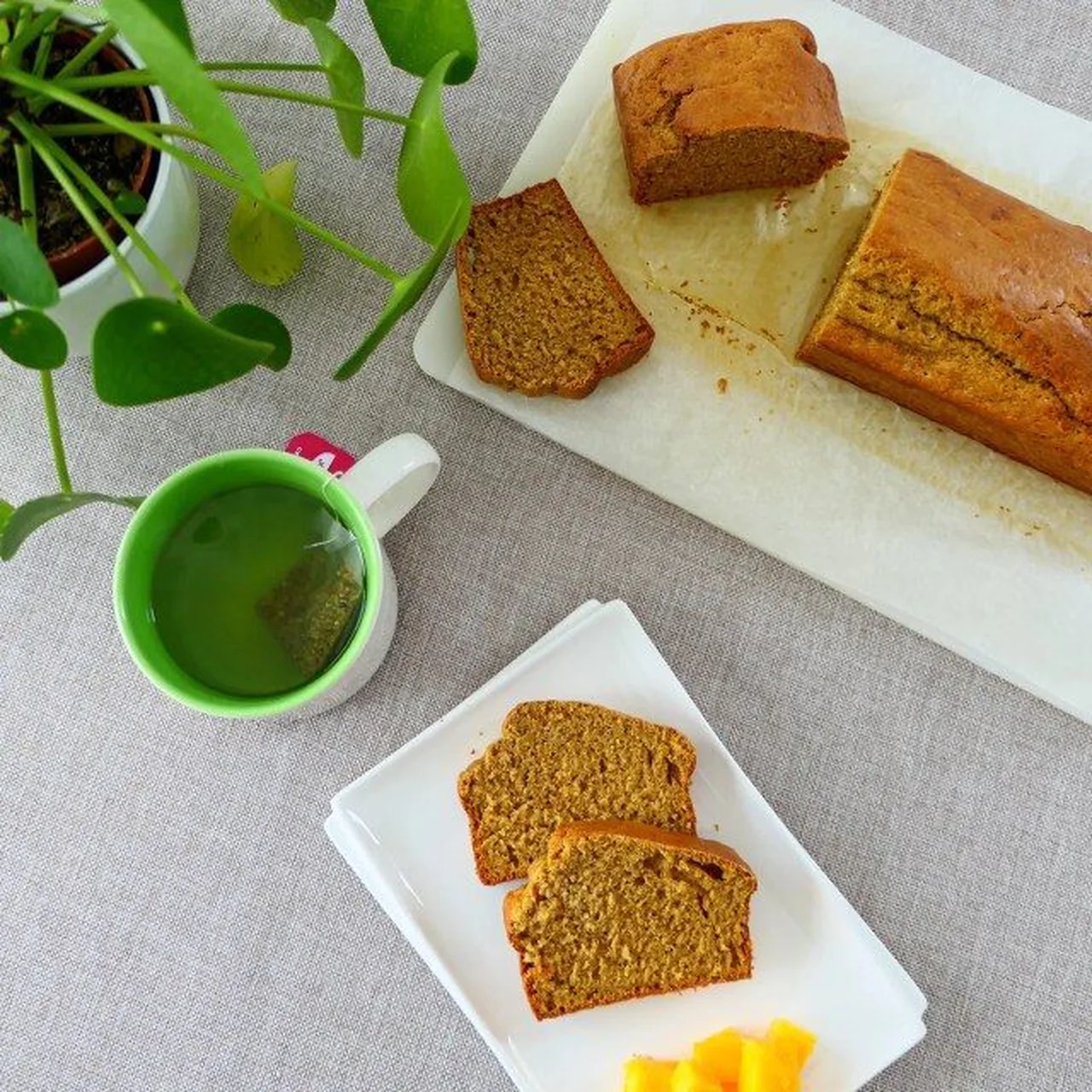Gâteau moelleux à la courge butternut