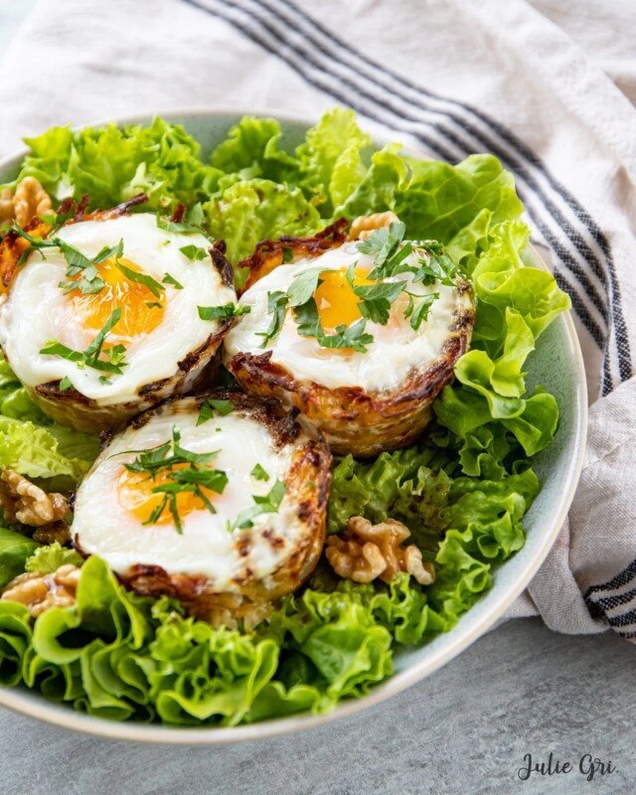 Röstis aux oeufs