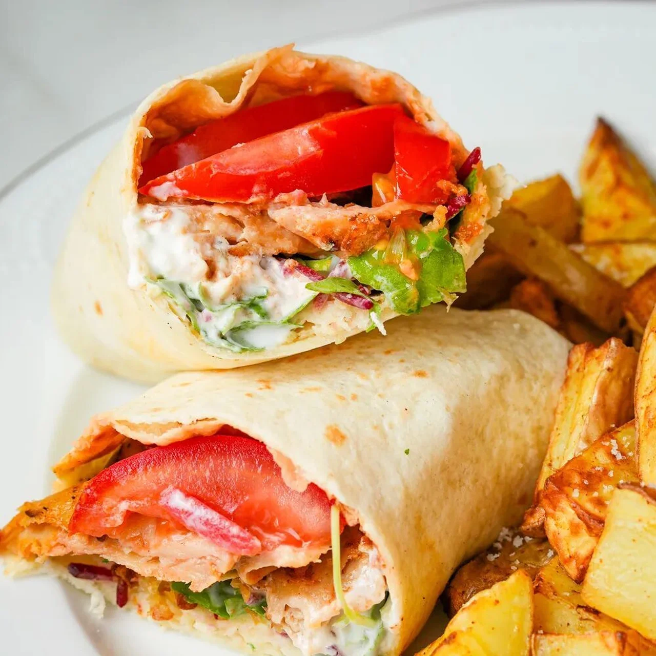 Wrap végétarien façon kebab