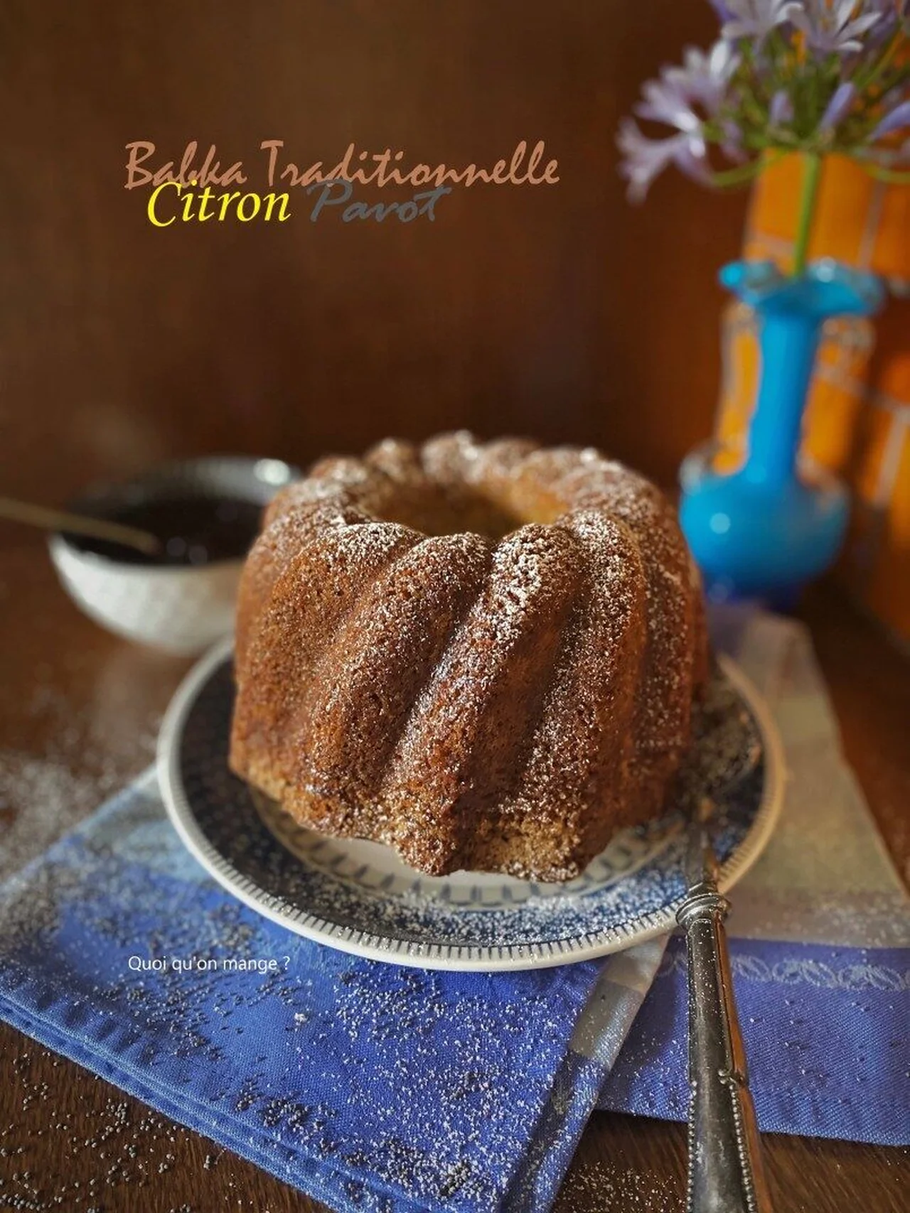 Babka au pavot imbibée au citron