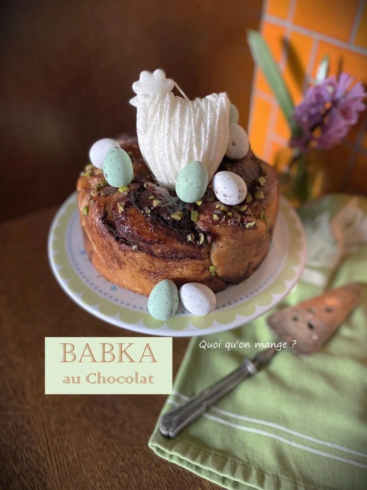 Babka inspirée du Krantz au chocolat