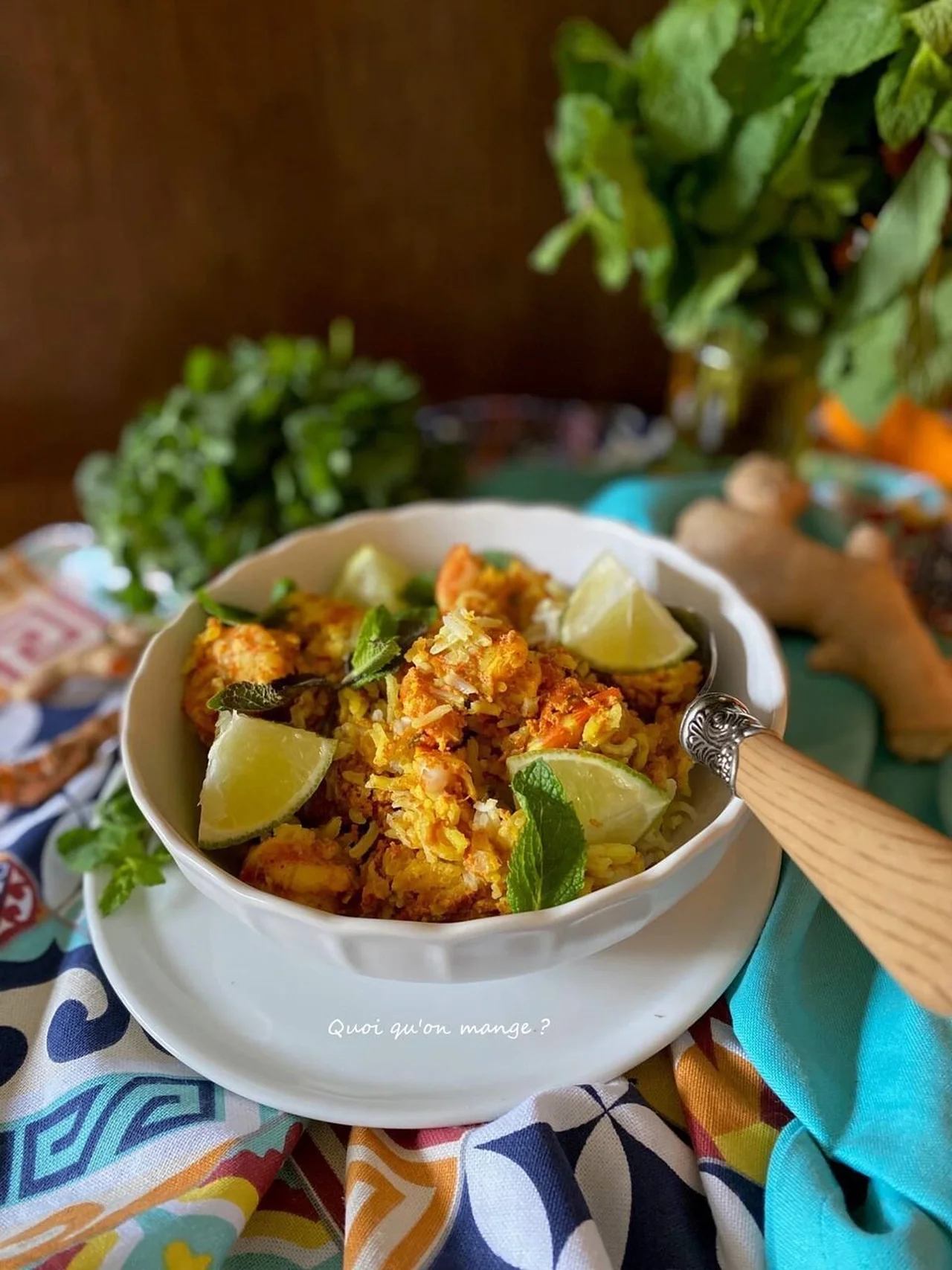 Byriani aux crevettes