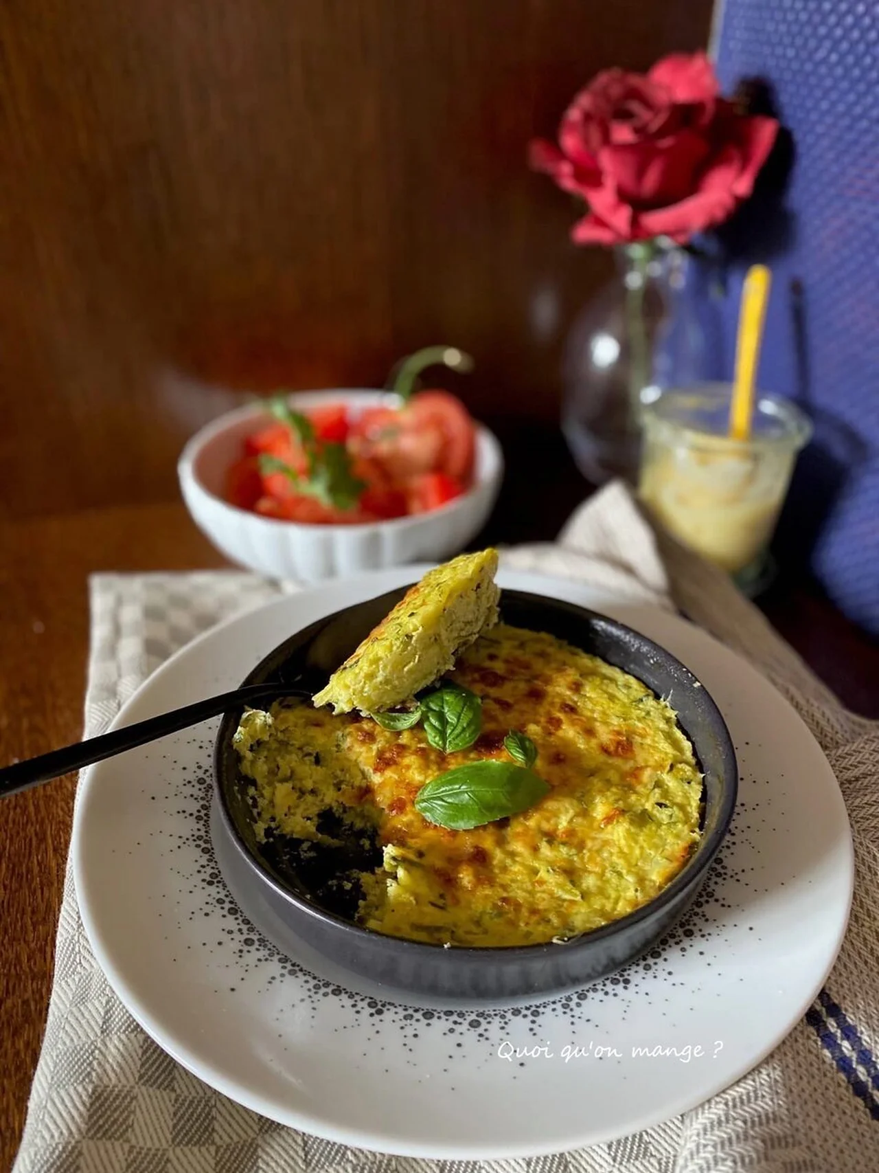 Courgettes râpées gratinées