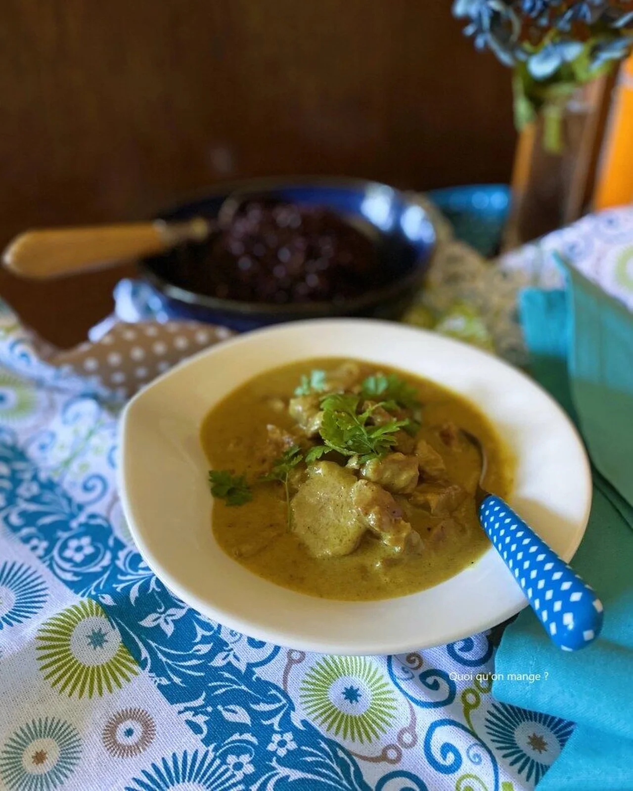 Curry d'agneau à l'indienne