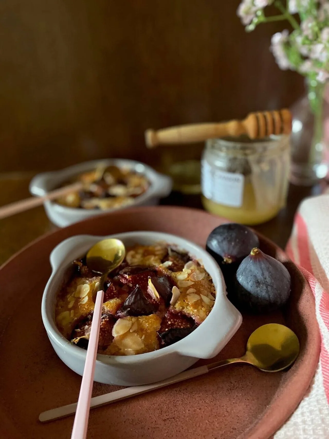 Figues fraîches à la crème d'amandes