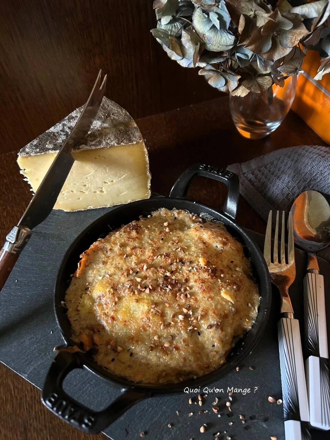 Gratin d'endives braisées au saumon fumé