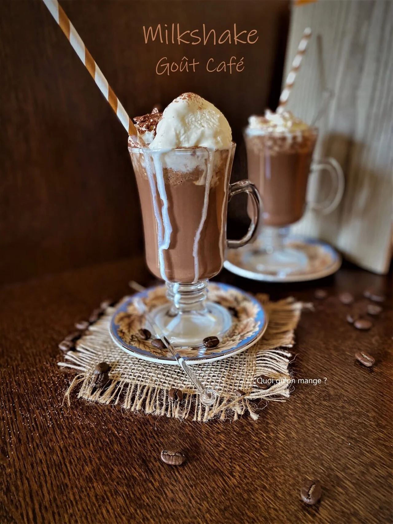 Milkshake au bon goût de café