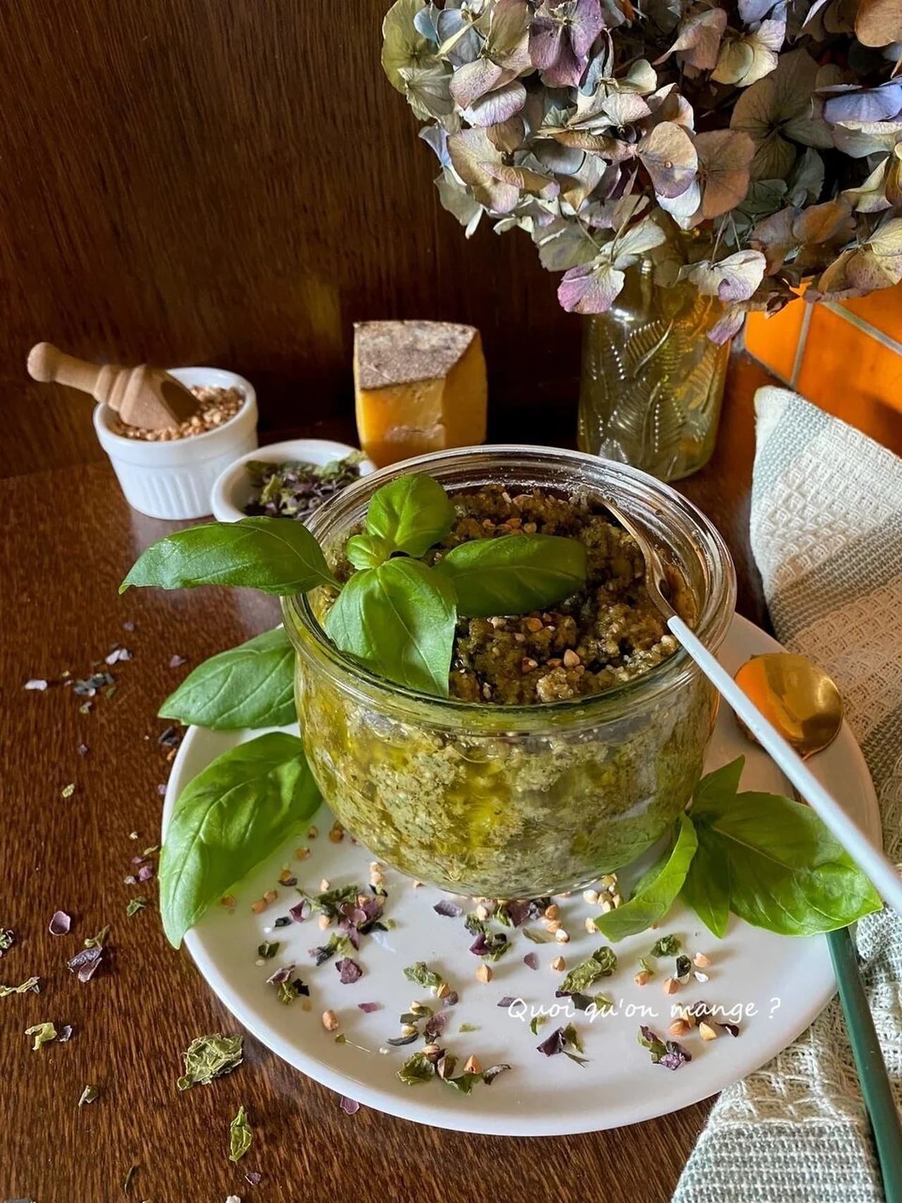 Pesto breton au sarrasin et algues séchées