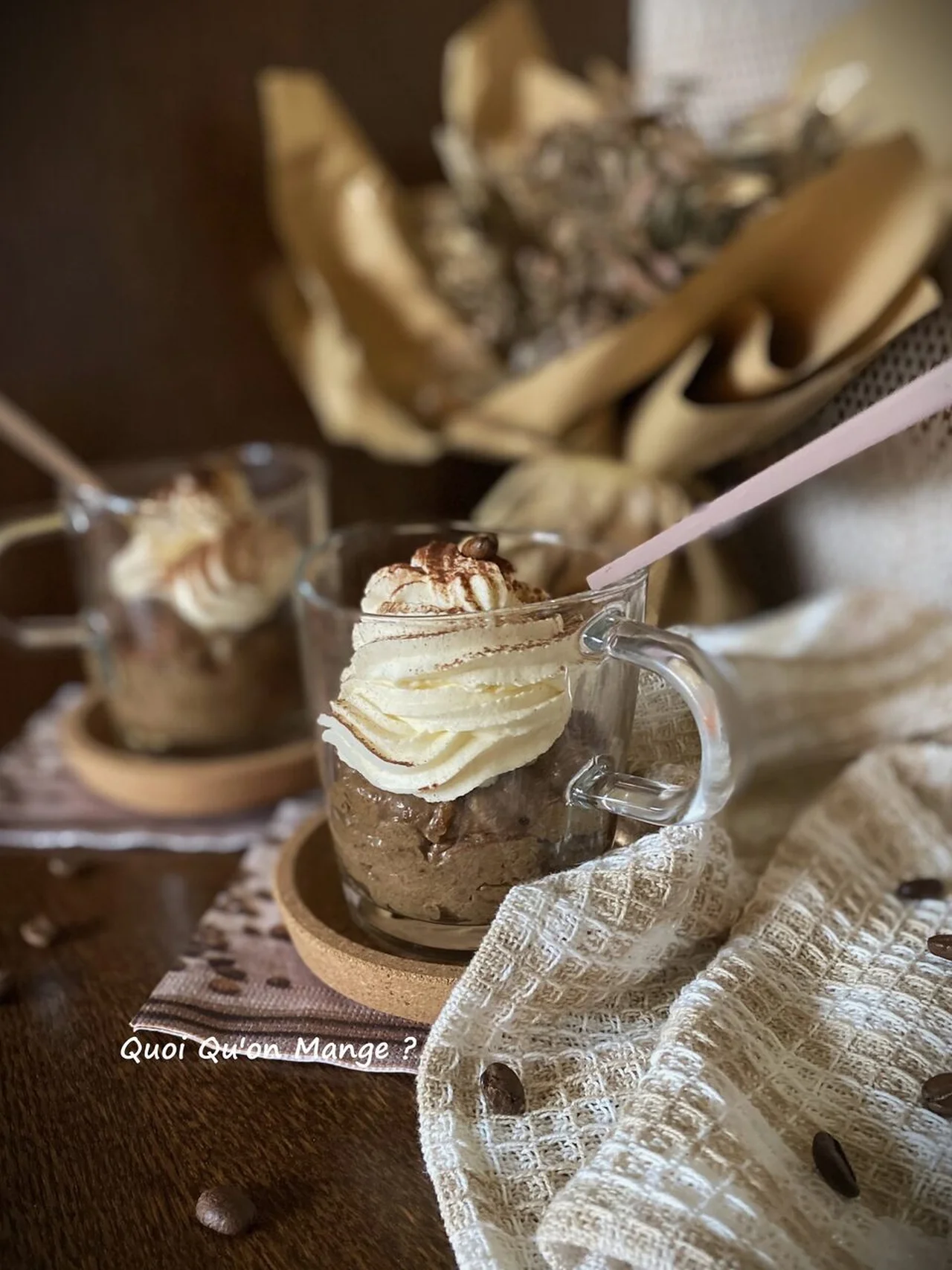 Riz au lait comme un Cappuccino