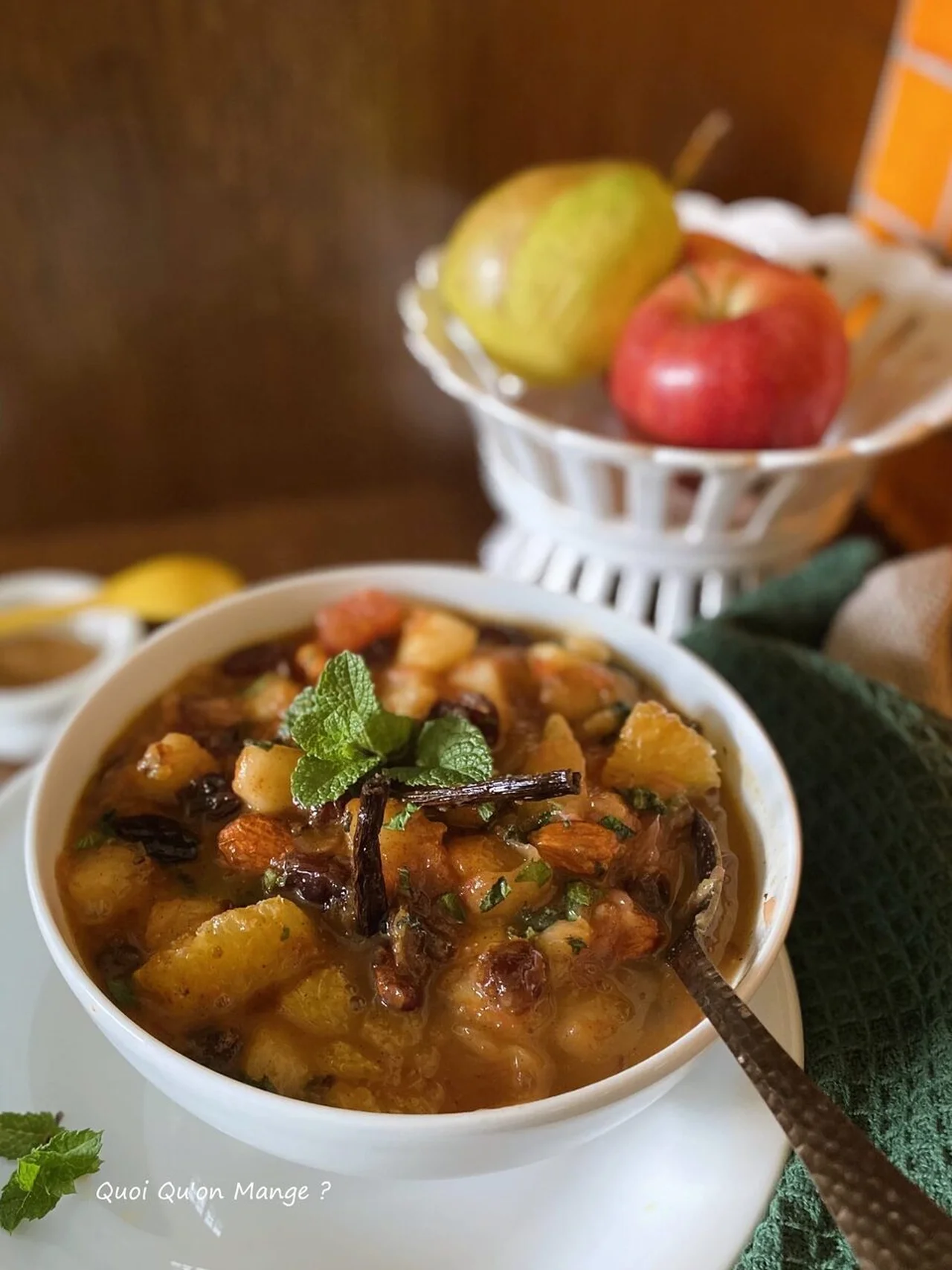 Tajine de fruits aux épices