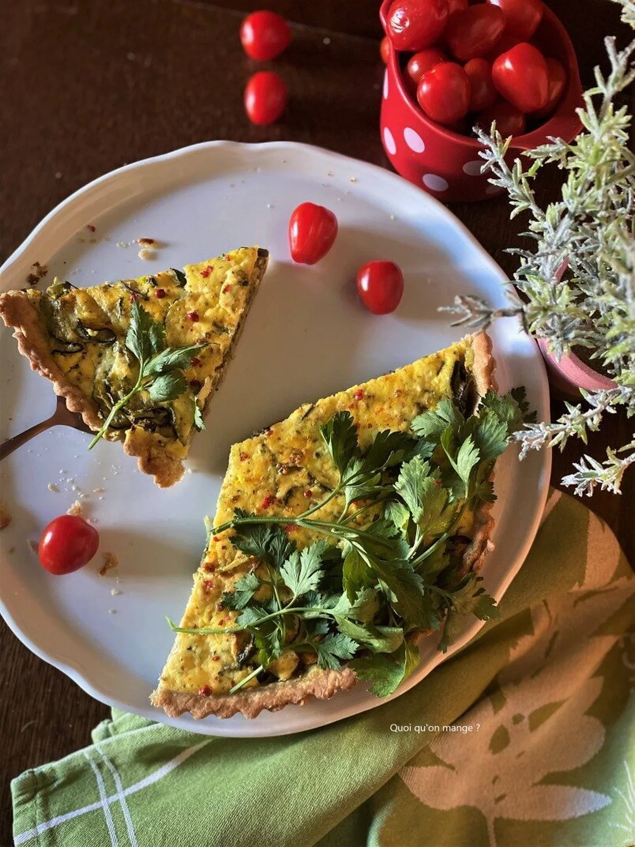 Tarte aux courgettes