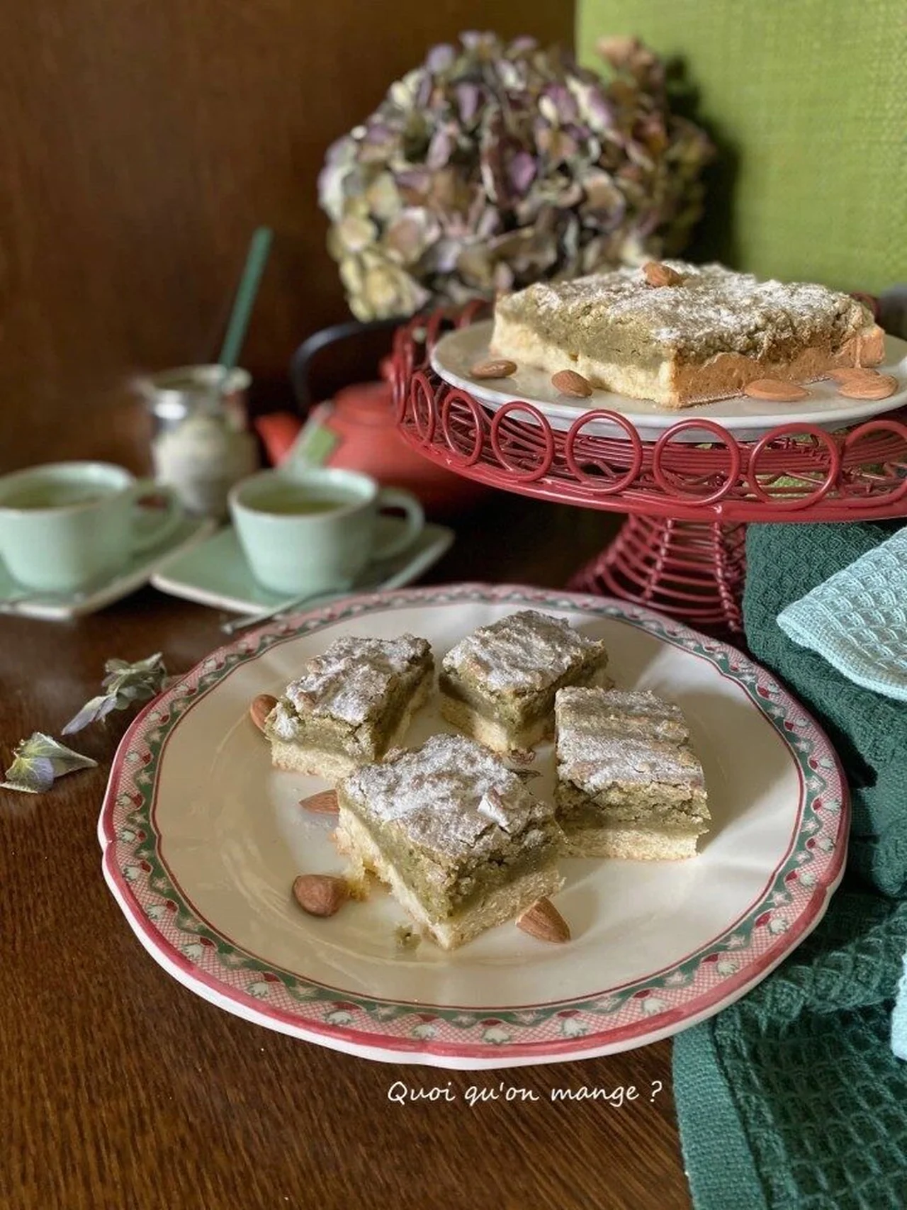 Croûte à thé au Matcha comme à Quimper