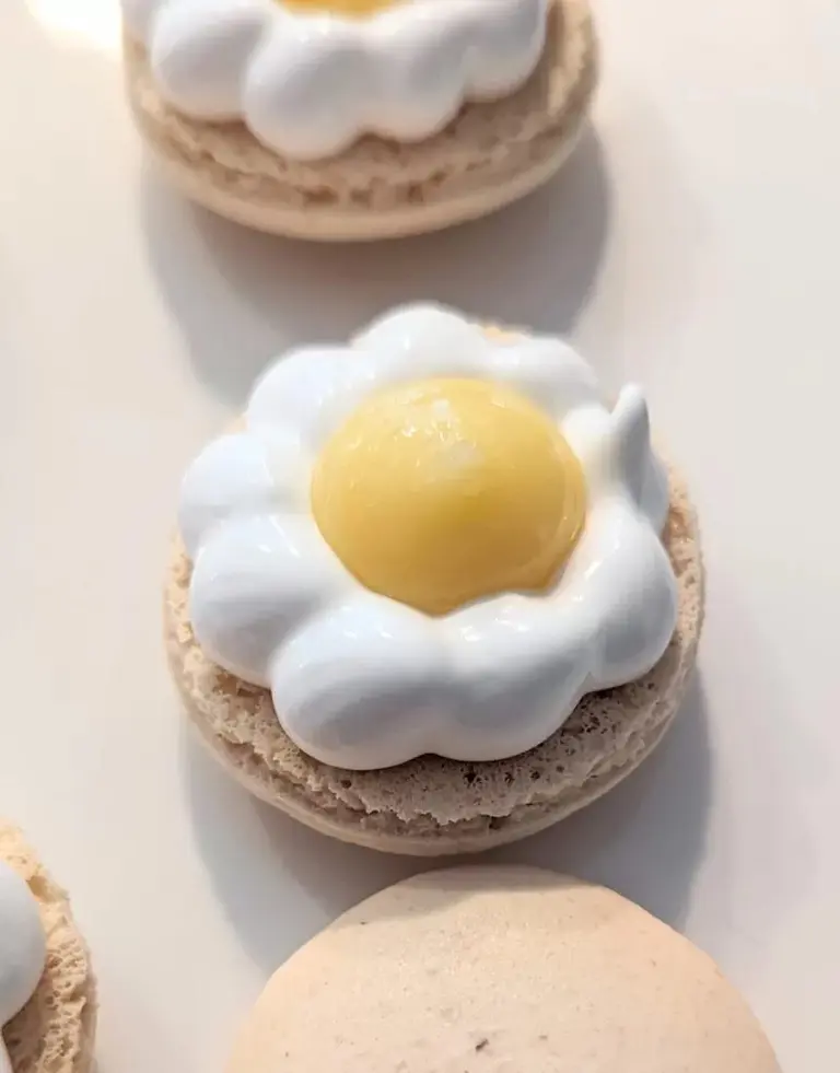 Macarons citron meringués