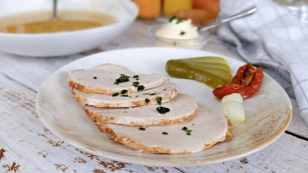 Rôti de porc charcutière