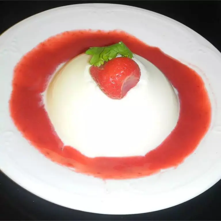 Panna cotta à la vanille