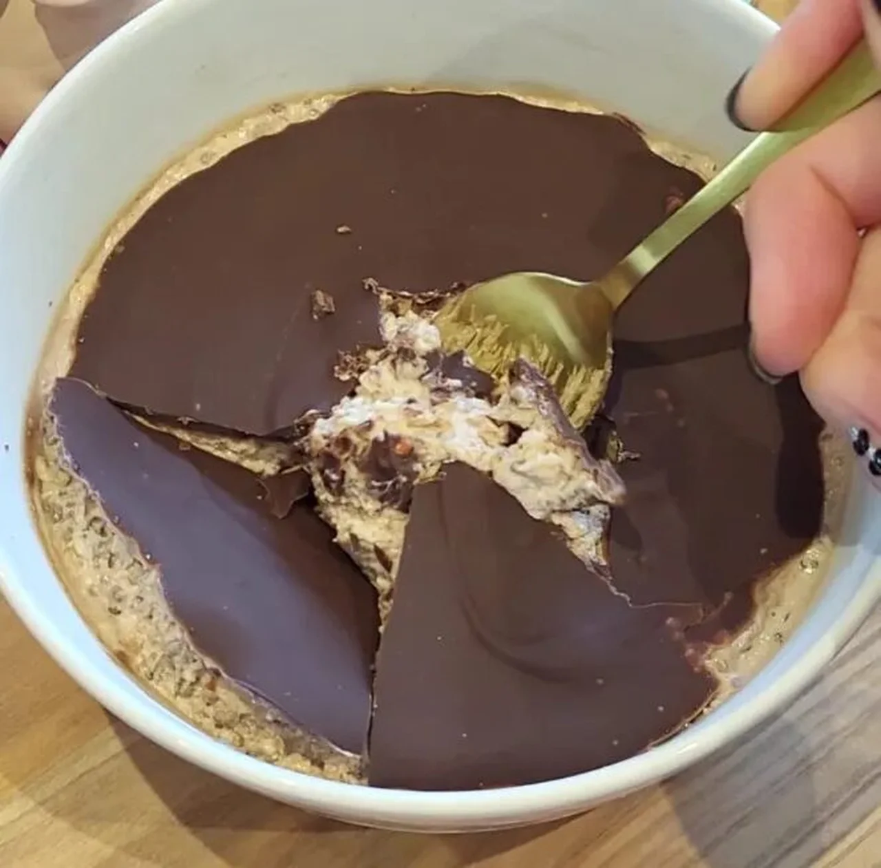 Overnight oat façon cookie dough