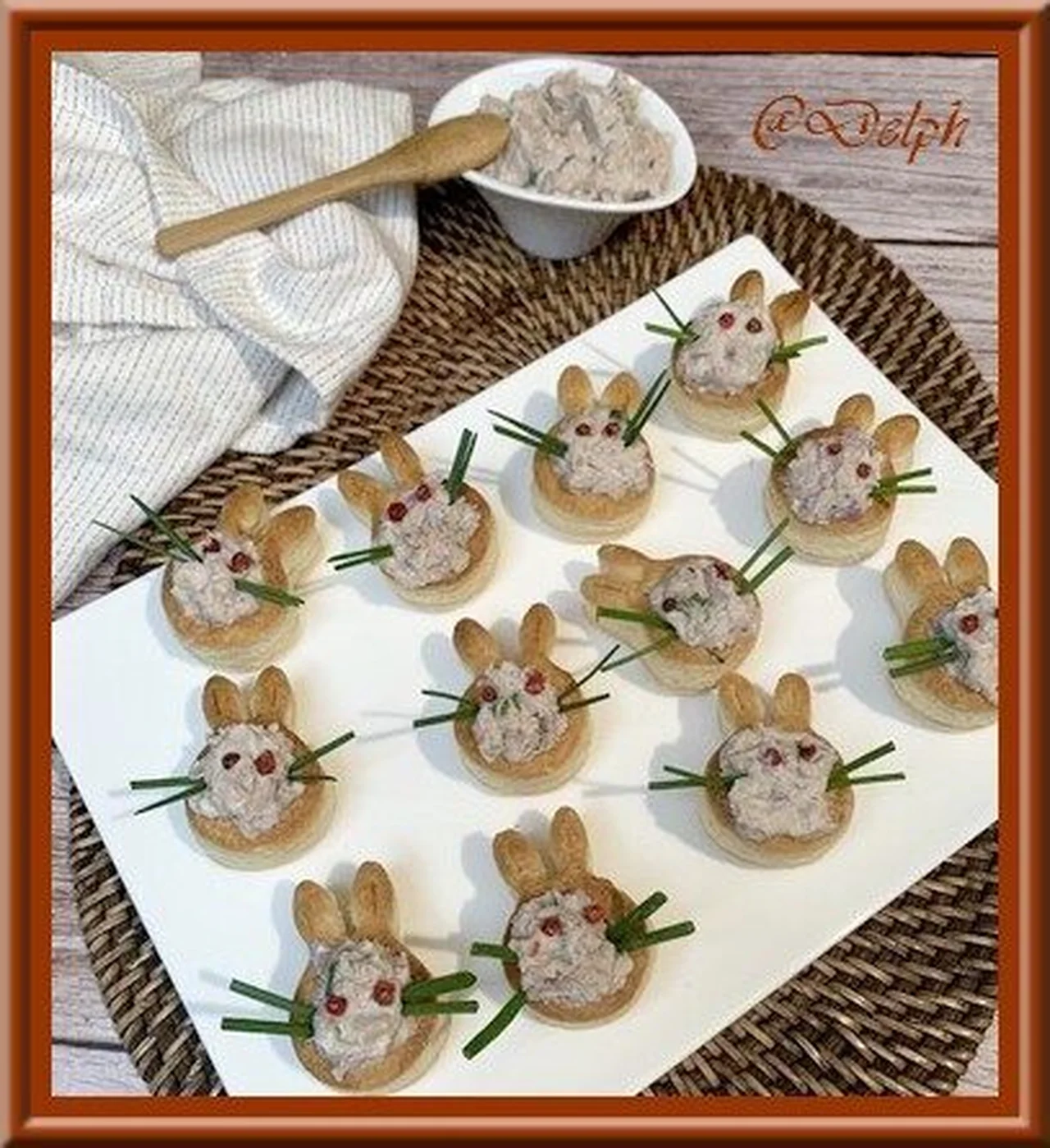 Bouchées aux rillettes de thon