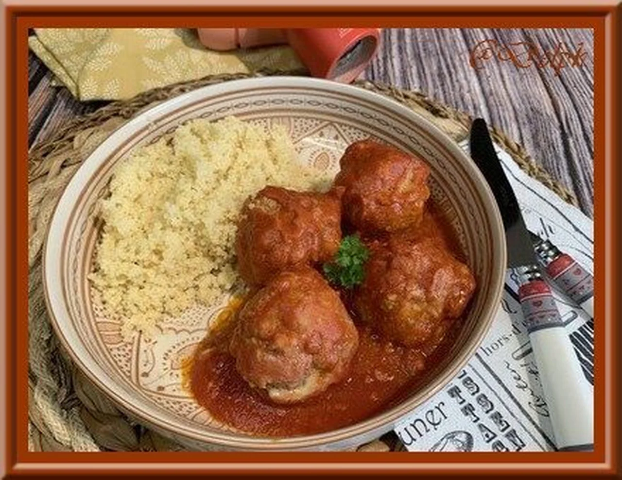 Boulettes de veau à la sauce tomate
